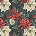  Poinsettias Mesh