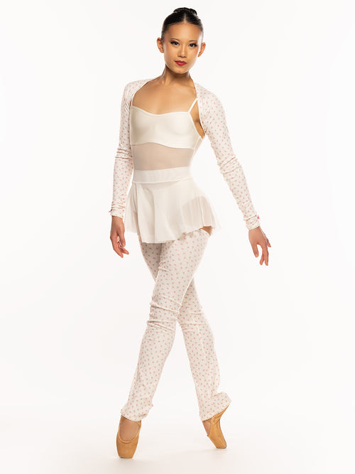 Thigh High Leg Warmers Knit Cream Pointelle RTW