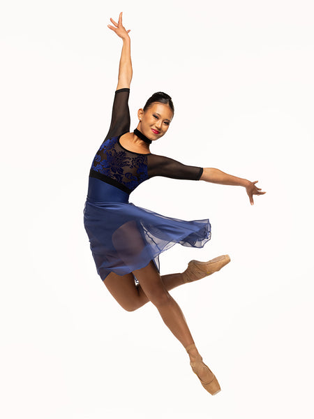 Chiffon Rehearsal Skirt Sapphire RTW