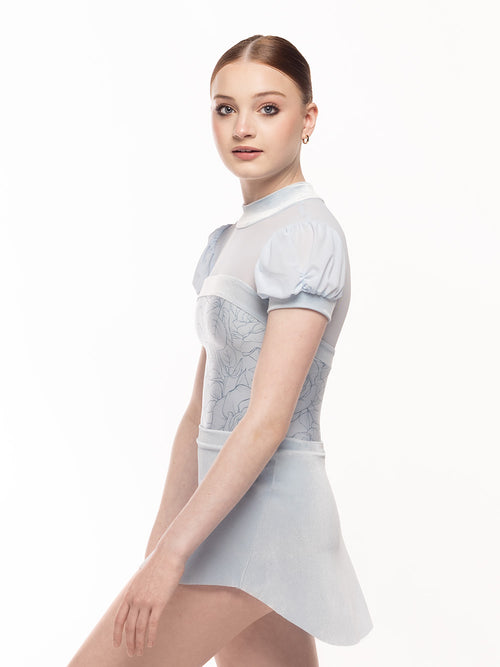 Tulip Skirt Kids Powder Blue Velvet RTW