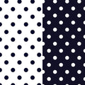  White and Eclipse Polka Dots
