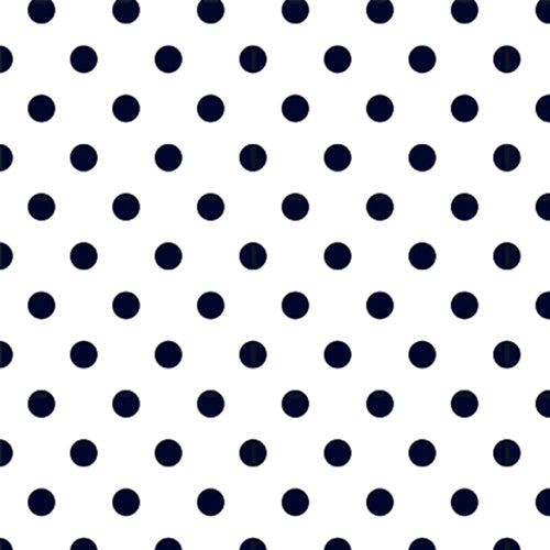  White with Eclipse Polka Dots