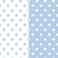  True Blue and White Polka Dot