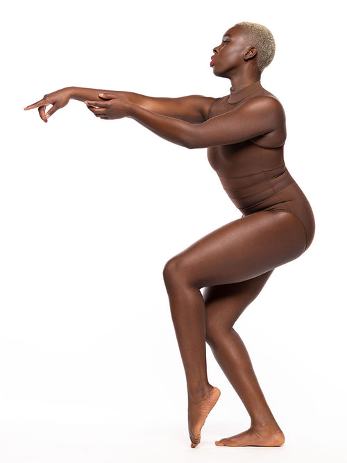 Zoe Coffee Leotard RTW