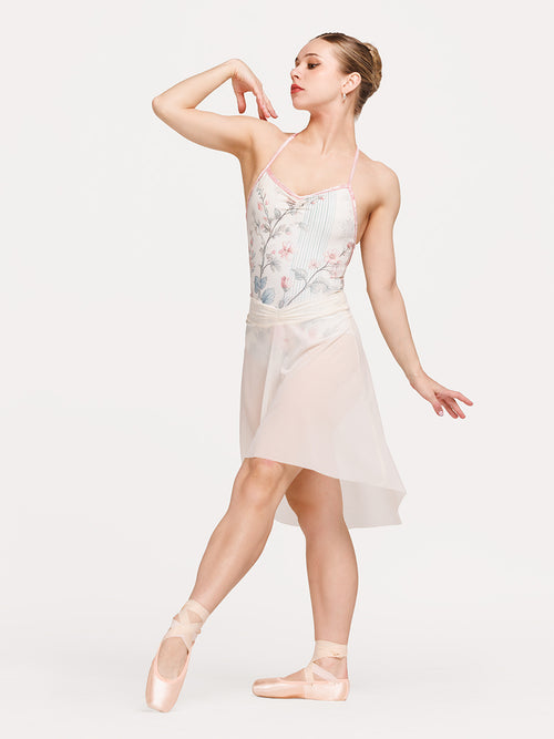 Amora Long High-Low Skirt Cream Mesh Kids RTW