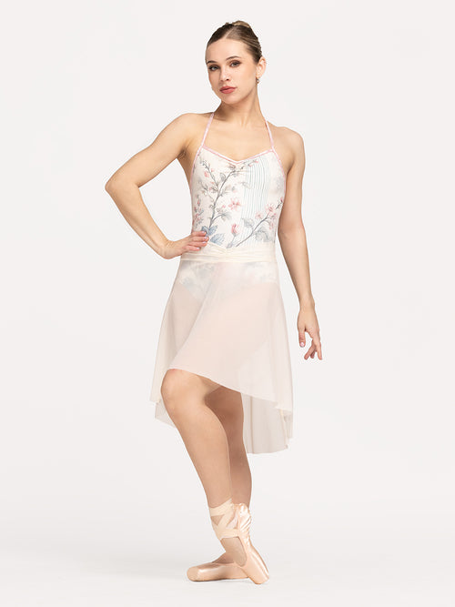 Amora Long High-Low Skirt Cream Mesh RTW