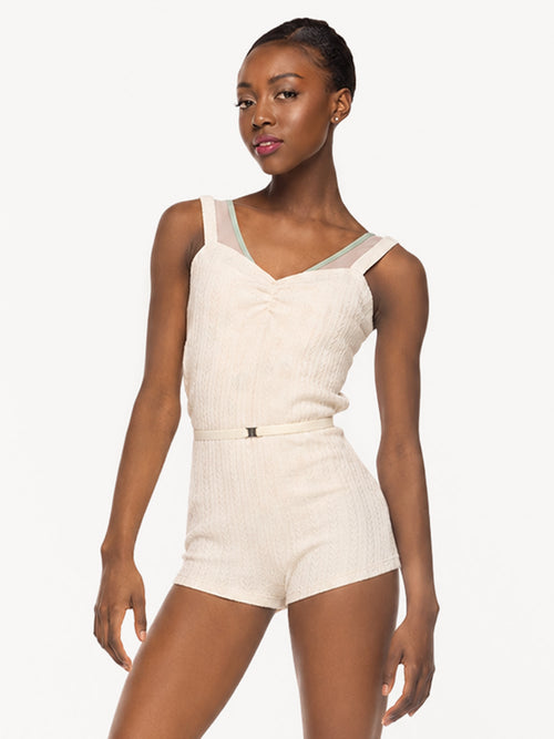 Deven Biketard Knit Cream RTW