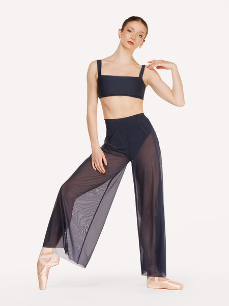 Eleve Dancewear LC Crop Top in Eclipse color, front view