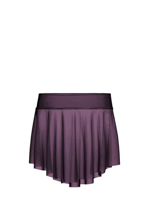 Luma Dance Ballet 3 & Middle School Hipster Skirt Eggplant Mesh