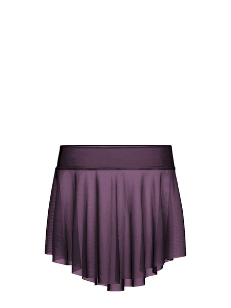 Luma Dance Ballet 3 & Middle School Hipster Skirt Eggplant Mesh