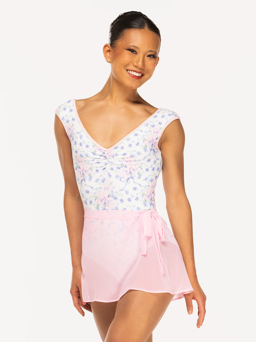 Chiffon Mini Tie Skirt Light Pink RTW
