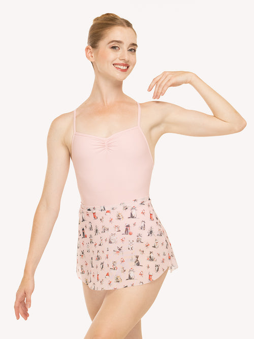 Tulip Skirt Christmas Cats Mesh Kids RTW (Pre-Order)
