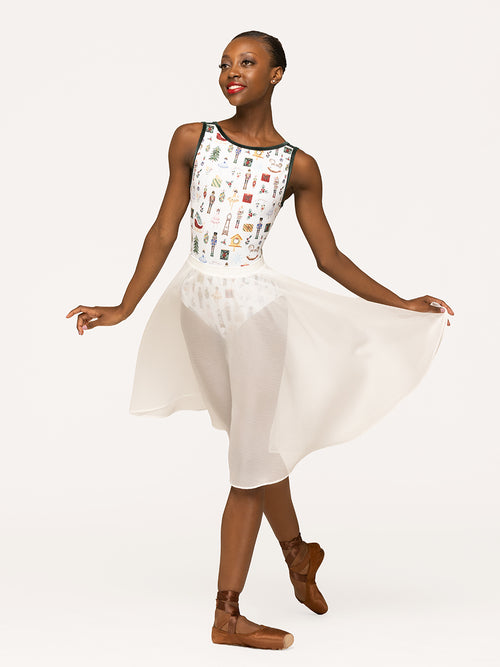 Chiffon Rehearsal Skirt Stage White RTW