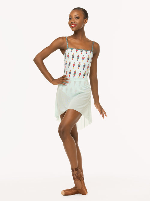 Mid High-Low Skirt Pool Mesh RTW