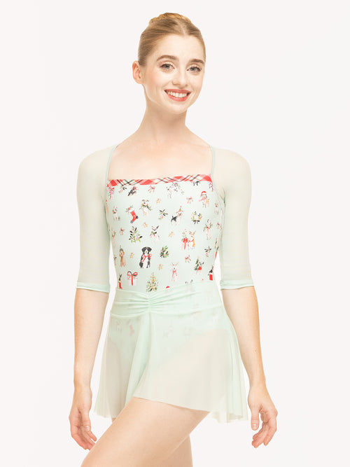 Amora Short Skirt Spearmint Mesh RTW