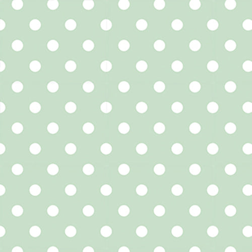  Spearmint Polka Dot