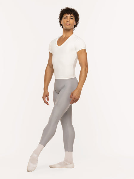 Eleve Dancewear John Shirt in Stage White color, front view