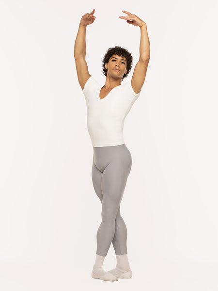 Eleve Dancewear John Shirt Kids in Stage White color, front view