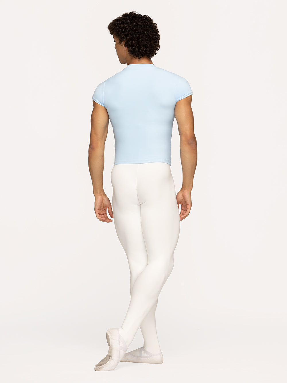 Eleve Dancewear John Shirt in True Blue color, back view