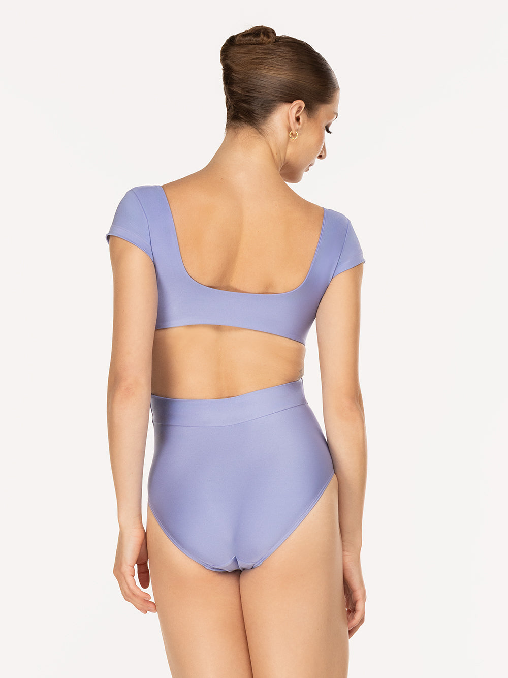 Eleve DancewearJackie Leotard Kids in Twilight color, back view
