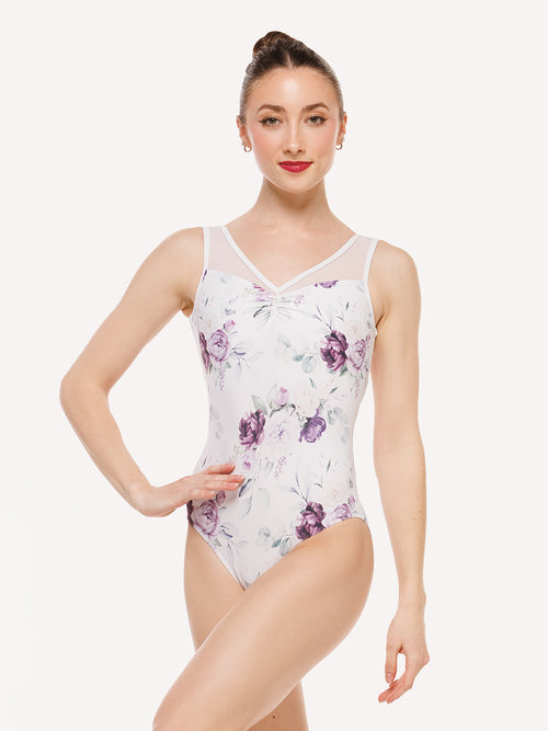 Fabiola Leotard Moonlit Garden White Kids RTW