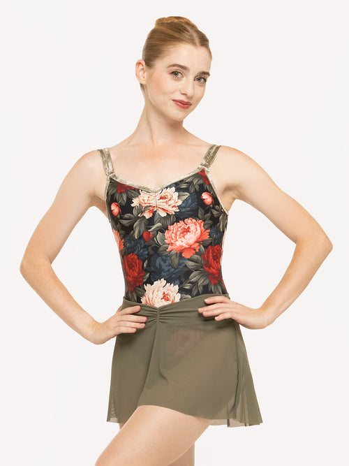 Amora Short Skirt Dusty Olive Mesh Kids RTW