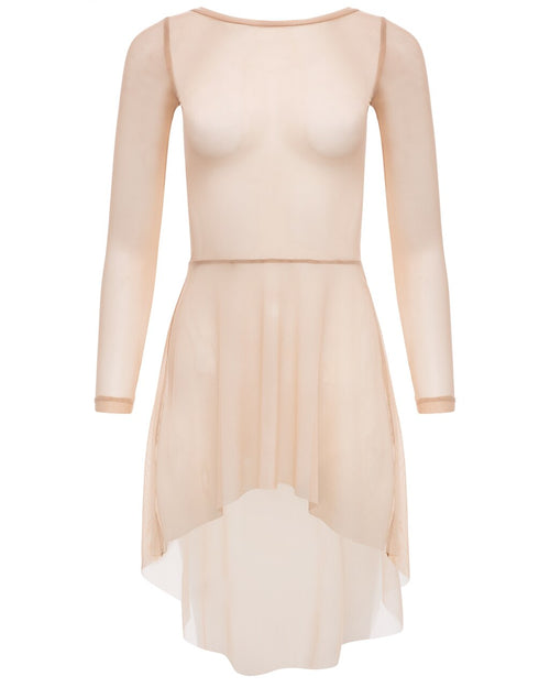 Everyday Kids Dress with Dramatic High-Low Skirt