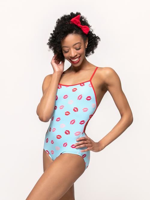 Renae Kisses Blue Leotard RTW