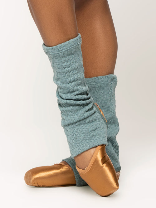 Stirrup Leg Warmers Ankle Knit Ocean Kids RTW