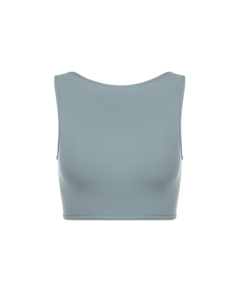 Louise Crop Top with Neck Trim