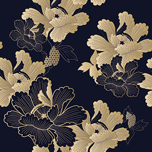  Navy Blooms
